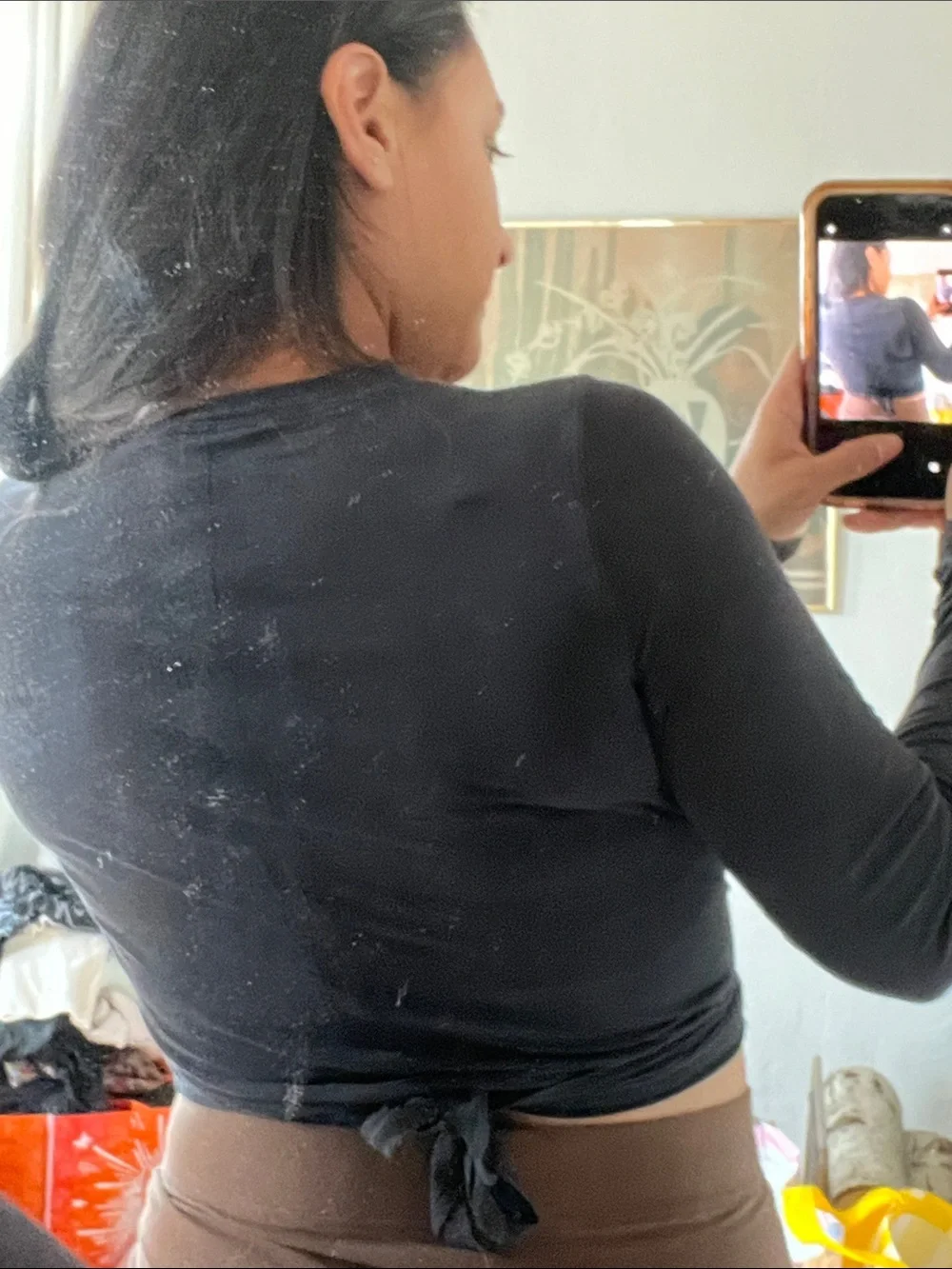 Lululemon time to restore long Sleeve tie shirt